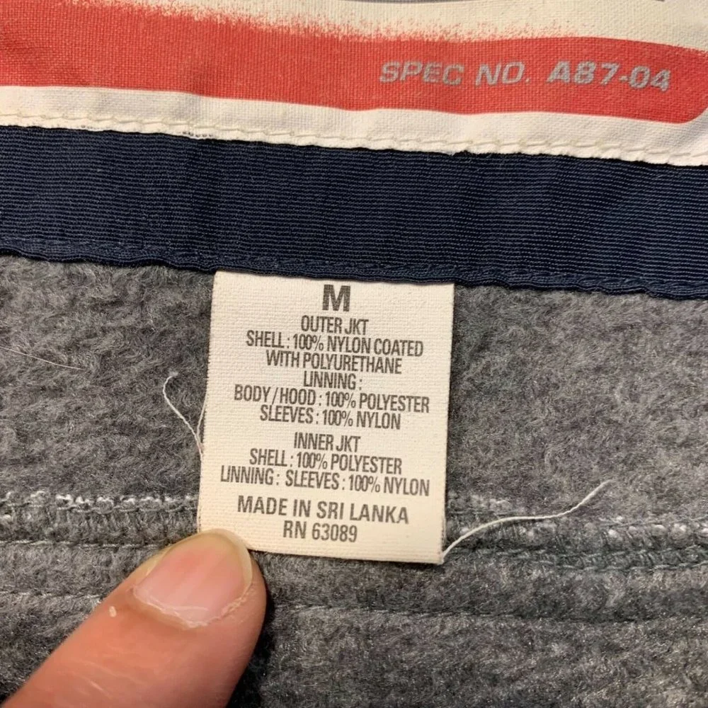 Aeropostale AeroXT Fleece Jacket Full‎ Zip Nylon Extra Warmth Breathable Medium